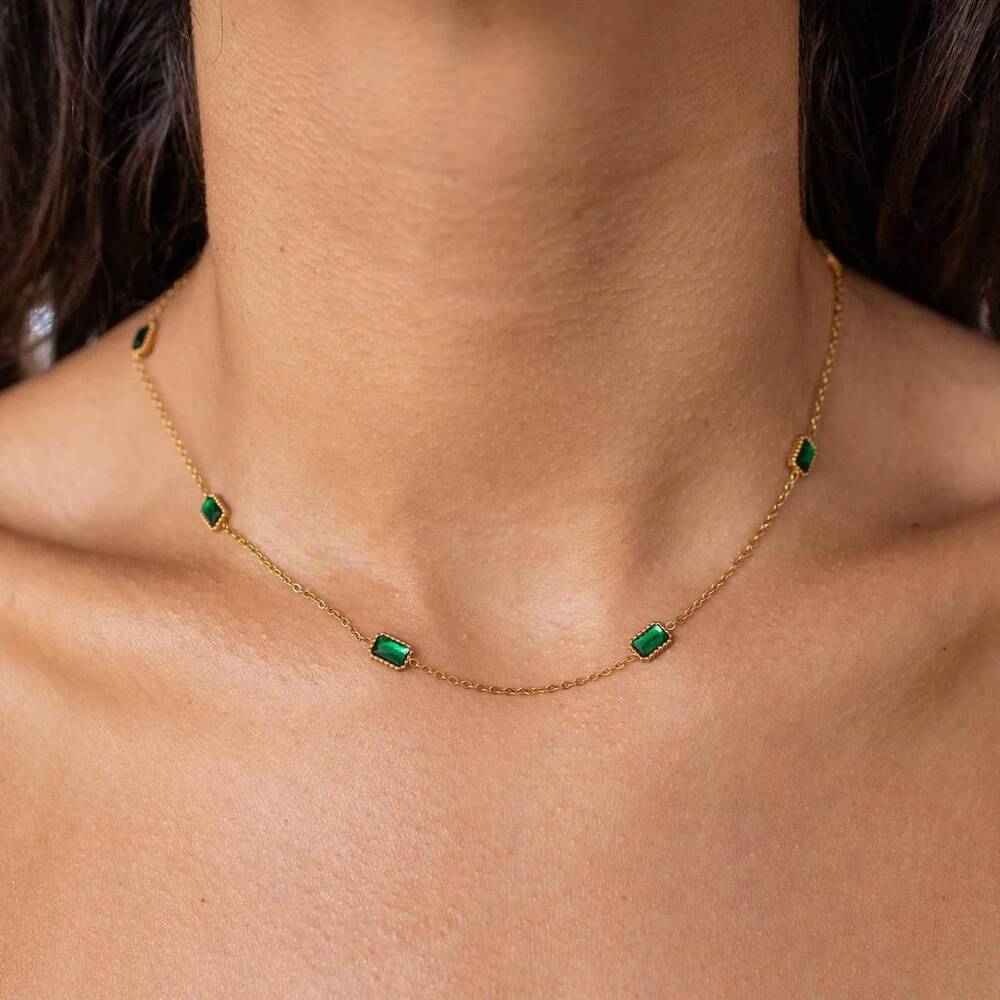 NEW ALCHEMY & CO women's estate necklace in gold